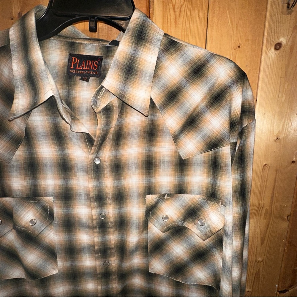 Vintage Plains Westernware Pearl Snap Shirt